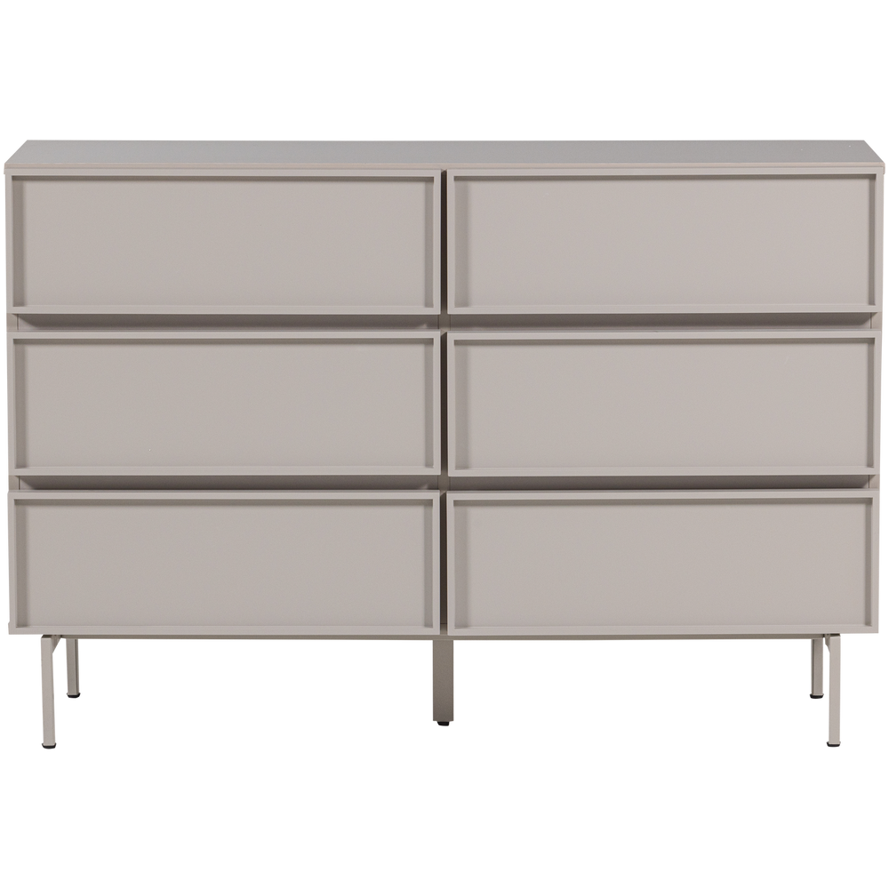 TOURS LADEKAST 6 LADES MELAMINE/MDF ZAND