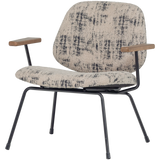 AURE FAUTEUIL CHENILLE BEIGE/ZWART