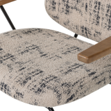 AURE FAUTEUIL CHENILLE BEIGE/ZWART