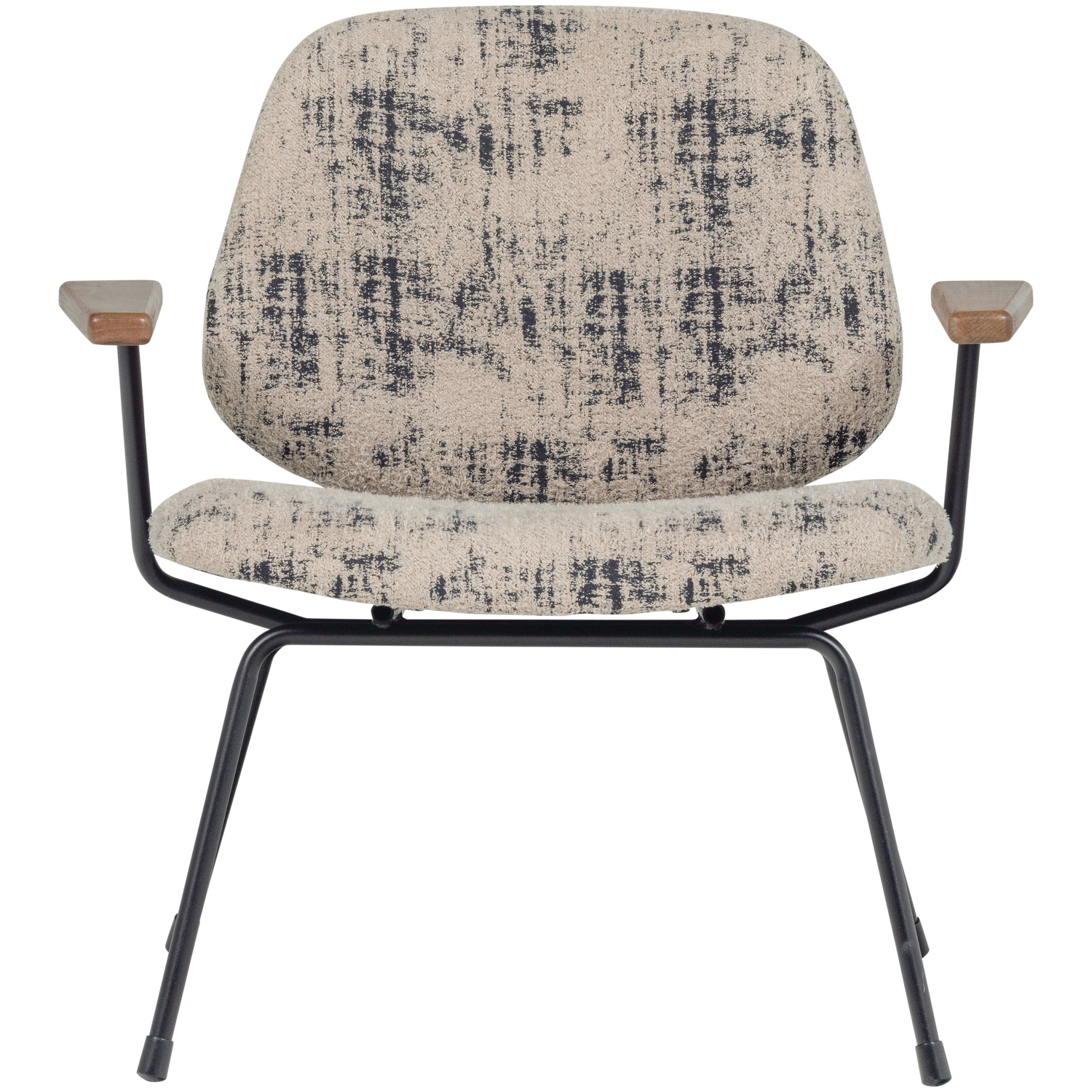 AURE FAUTEUIL CHENILLE BEIGE/ZWART