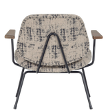 AURE FAUTEUIL CHENILLE BEIGE/ZWART