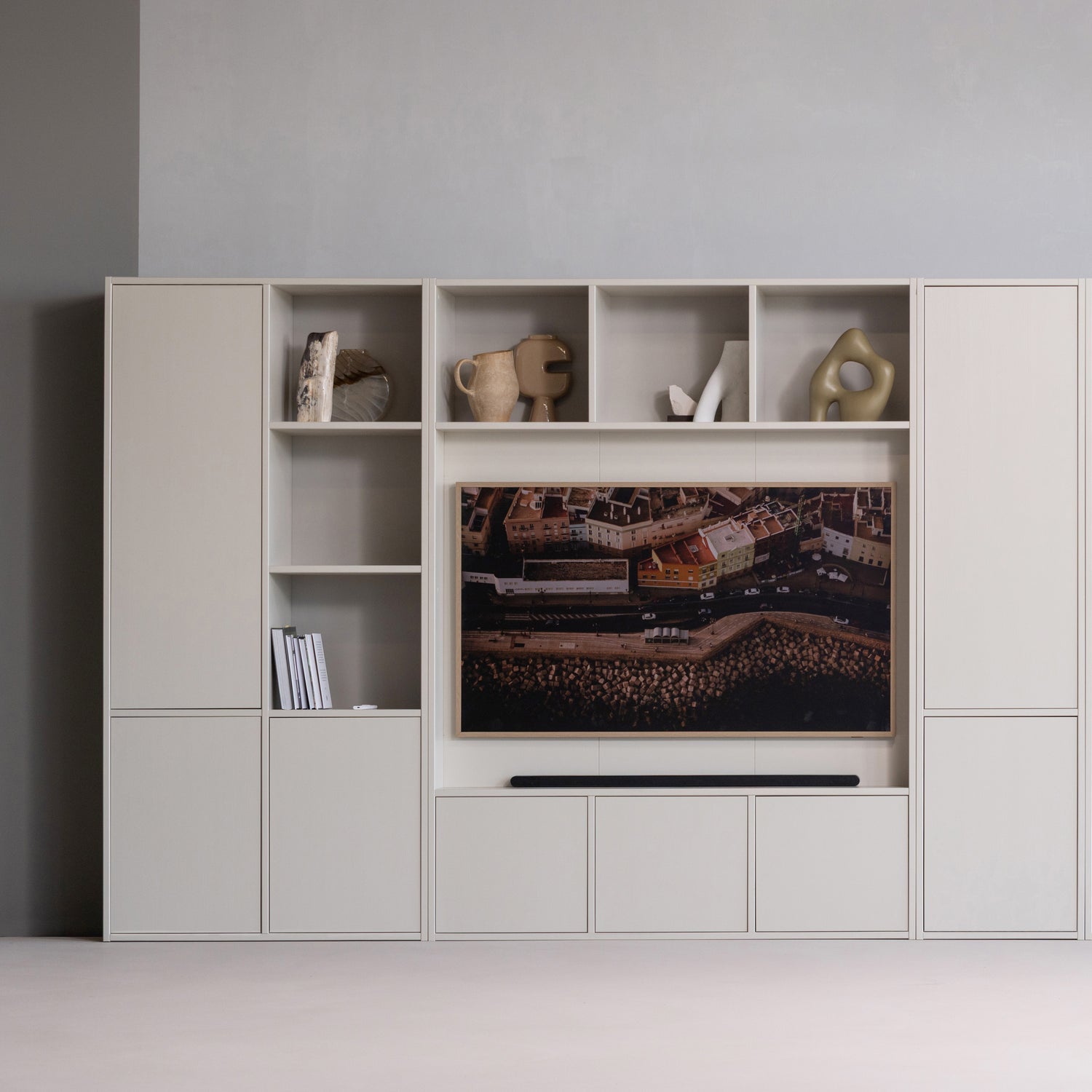 MEGGY TV OPBERGKAST 160 CM GRENEN DUST [fsc]