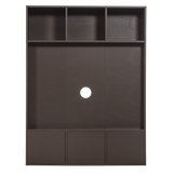 MEGGY TV OPBERGKAST 160 CM GRENEN MIDDENBRUIN [fsc]