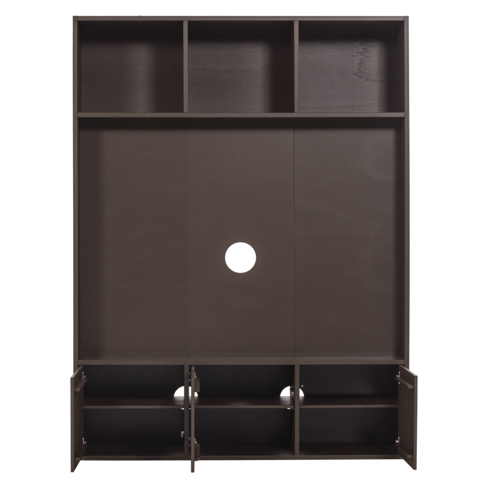 MEGGY TV OPBERGKAST 160 CM GRENEN MIDDENBRUIN [fsc]