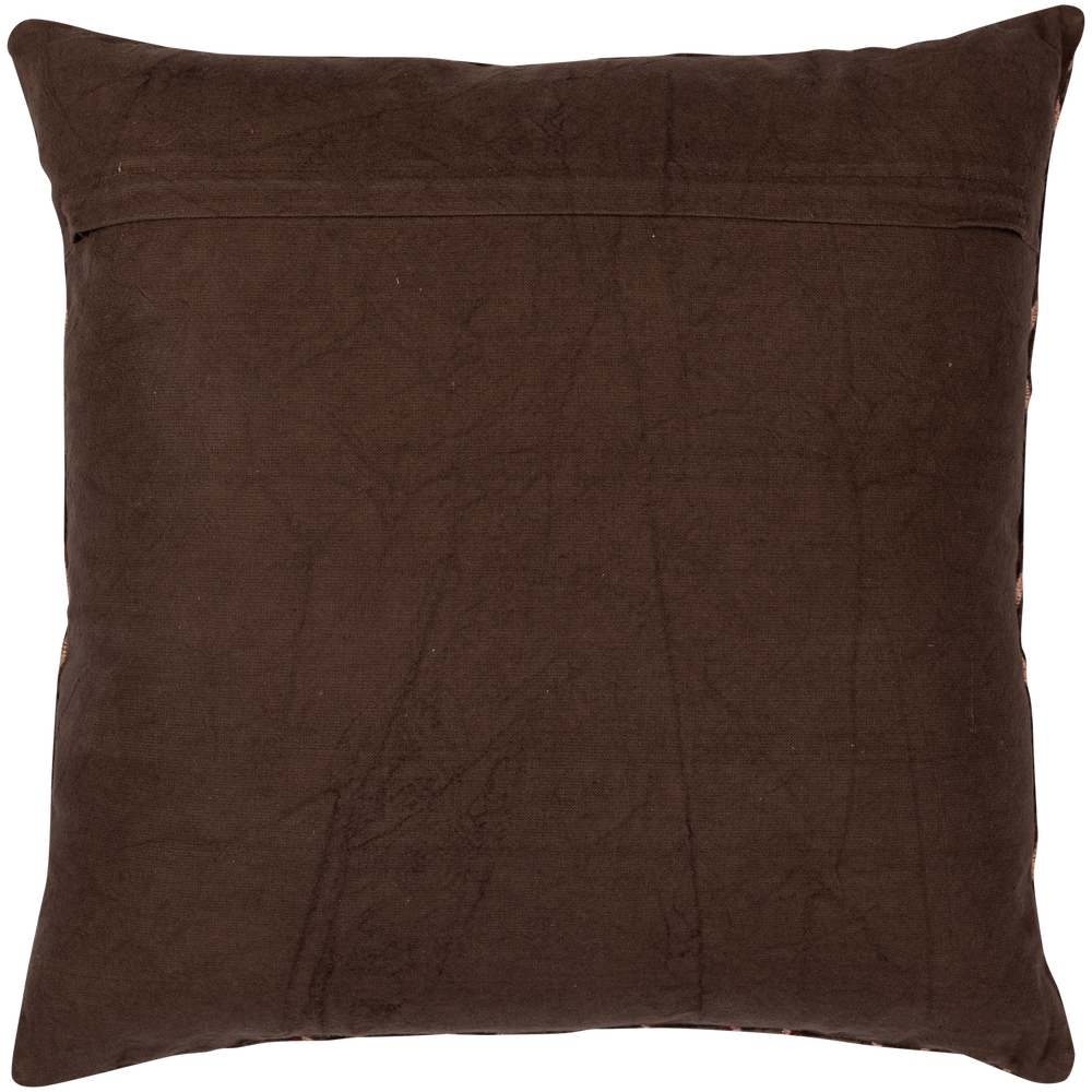 AZIZ KUSSENS VELVET BRUIN/NATUREL - SET VAN 3