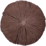 AZIZ KUSSENS VELVET BRUIN/NATUREL - SET VAN 3