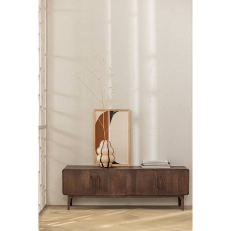 LIYA TV MEUBEL 150 CM MANGOHOUT DONKERBRUIN