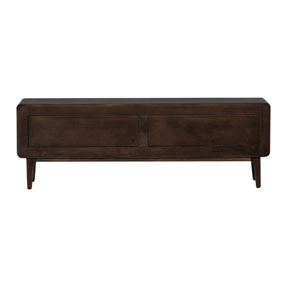 LIYA TV MEUBEL 150 CM MANGOHOUT DONKERBRUIN