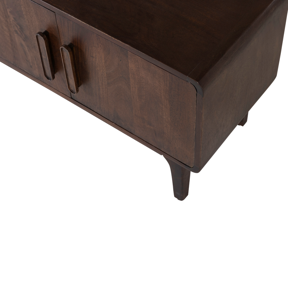 LIYA TV MEUBEL 150 CM MANGOHOUT DONKERBRUIN