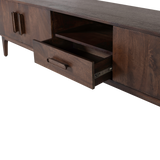 LIYA TV MEUBEL 200 CM MANGOHOUT DONKERBRUIN