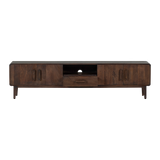 LIYA TV MEUBEL 200 CM MANGOHOUT DONKERBRUIN