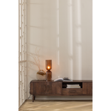 LIYA TV MEUBEL 200 CM MANGOHOUT DONKERBRUIN