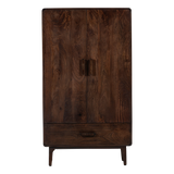 LIYA 2-DEURS KAST MANGOHOUT DONKERBRUIN