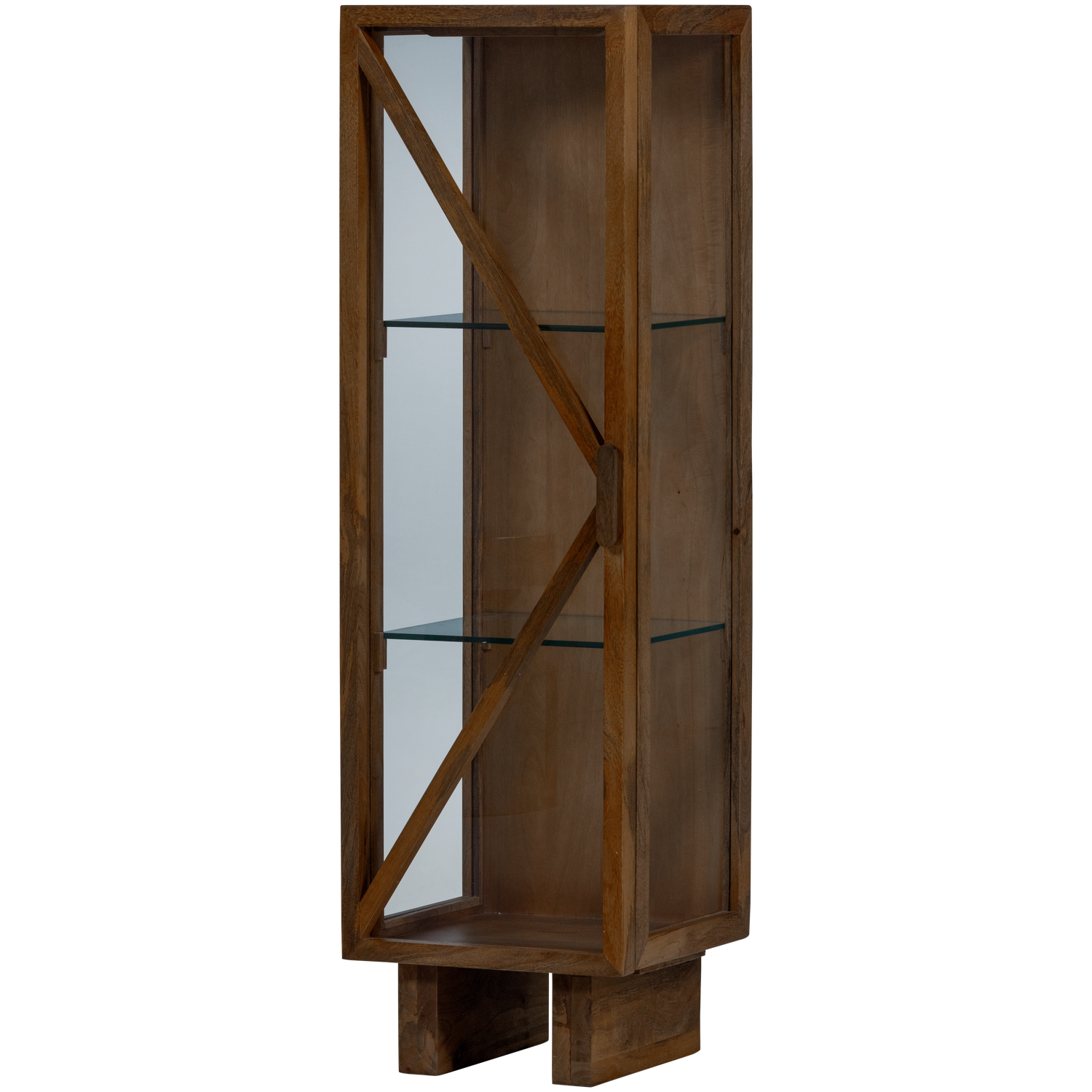 KELLA 1-DEURS KAST MANGOHOUT BRUIN