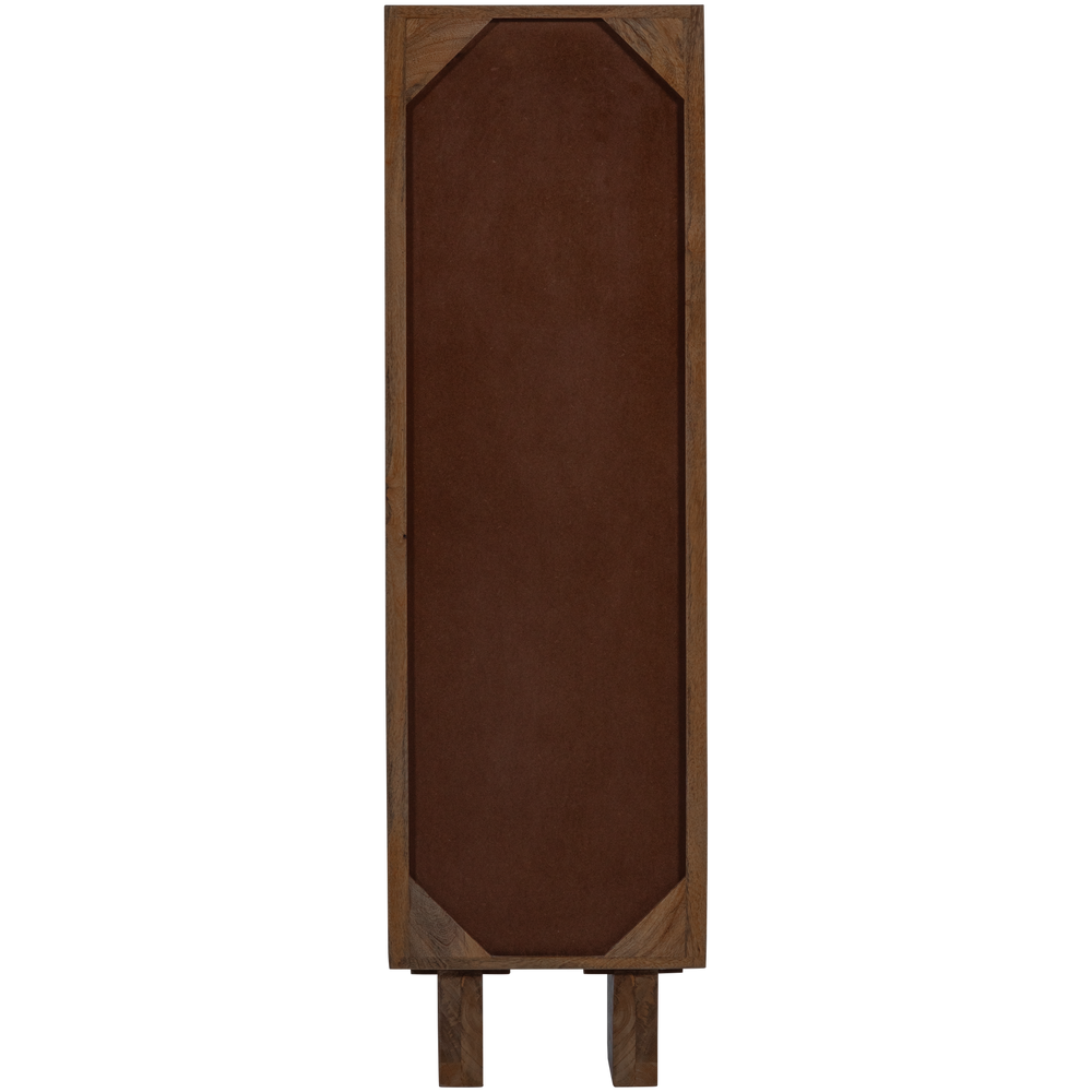 KELLA 1-DEURS KAST MANGOHOUT BRUIN