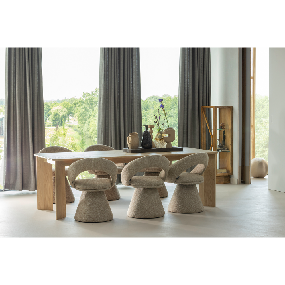 KELLA 1-DEURS KAST MANGOHOUT BRUIN