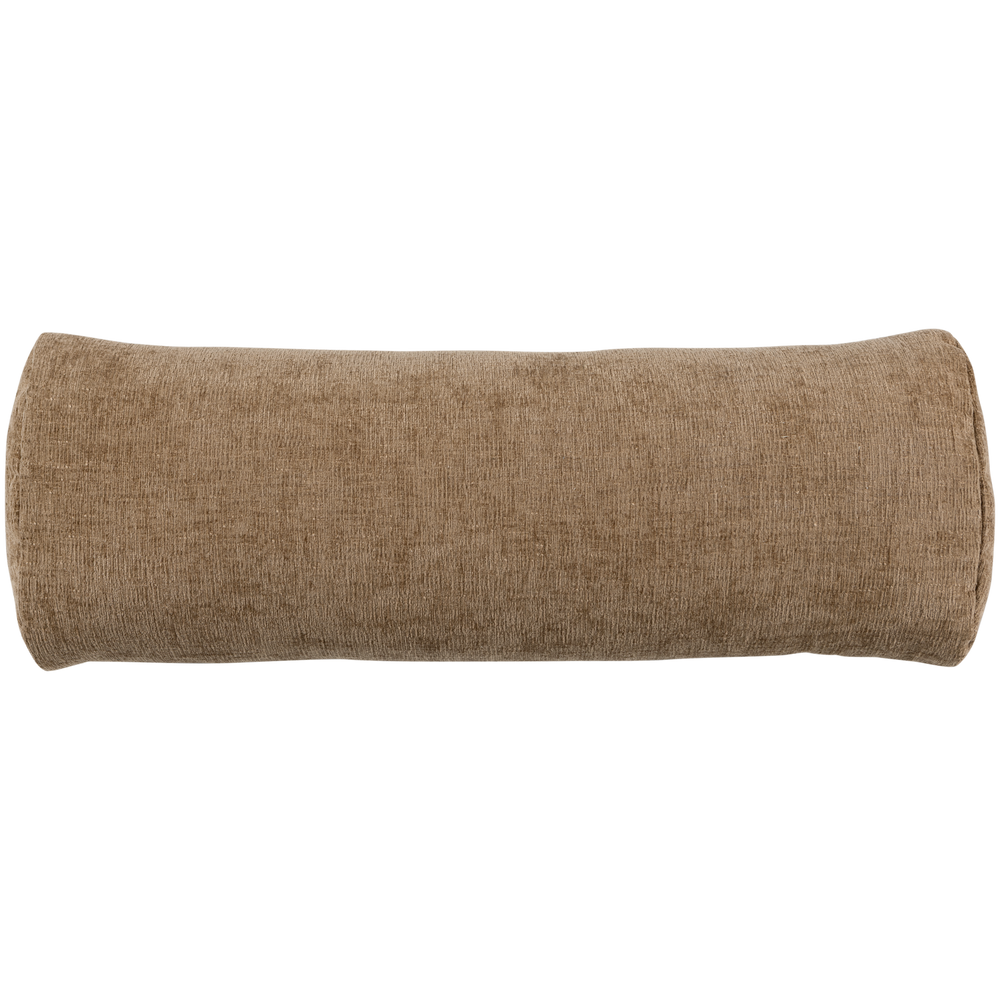 BATAVIER HALF RONDE BANK 4-ZITS VELVET LICHTBRUIN MELANGE