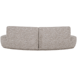 BATAVIER HALF RONDE BANK 4-ZITS ZAND MELANGE