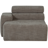 NOVI CHAISE LONGUE ELEMENT ARM LINKS GRIJS MELANGE