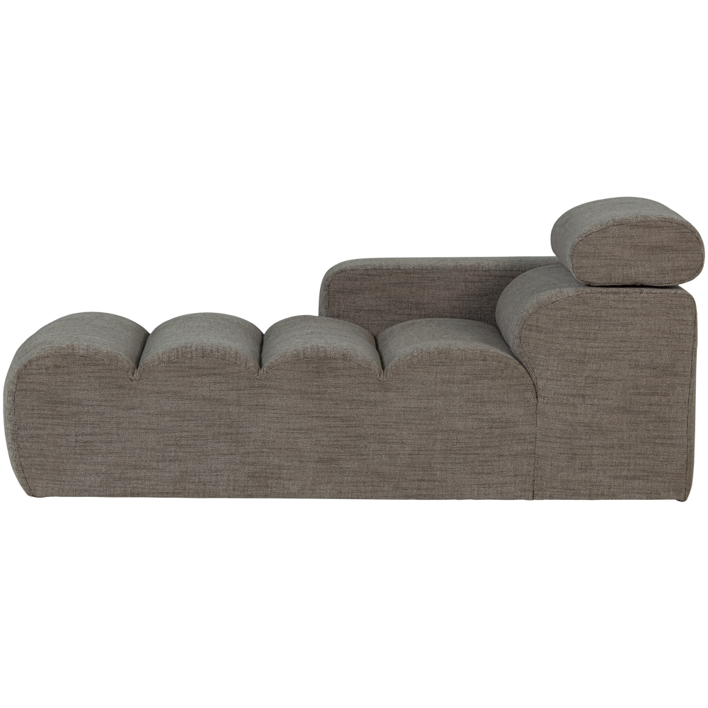 NOVI CHAISE LONGUE ELEMENT ARM LINKS GRIJS MELANGE