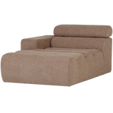 NOVI CHAISE LONGUE ELEMENT ARM LINKS BOUCLE TAUPE