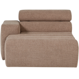 NOVI CHAISE LONGUE ELEMENT ARM LINKS BOUCLE TAUPE