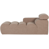 NOVI CHAISE LONGUE ELEMENT ARM LINKS BOUCLE TAUPE