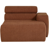 NOVI CHAISE LONGUE ELEMENT ARM RECHTS BOUCLE TERRA