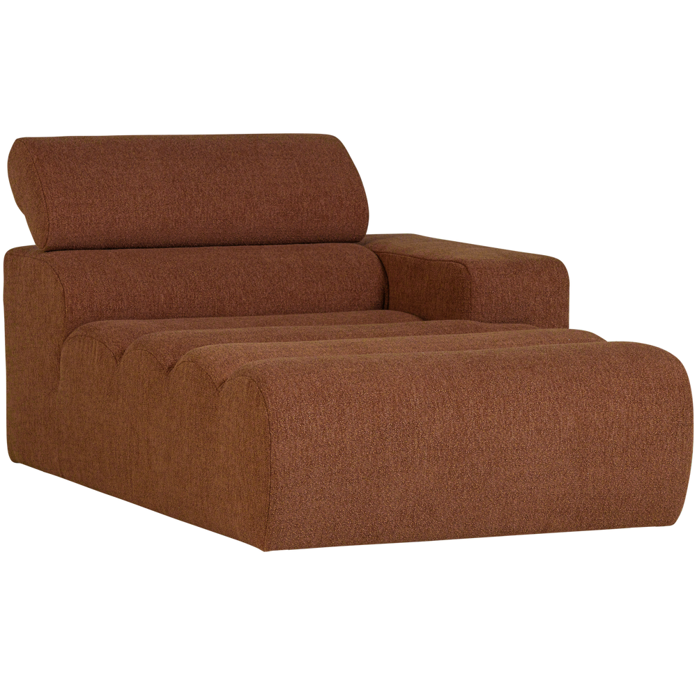NOVI CHAISE LONGUE ELEMENT ARM RECHTS BOUCLE TERRA