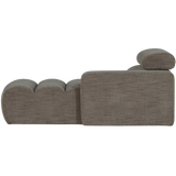 NOVI CHAISE LONGUE ELEMENT ARM RECHTS GRIJS MELANGE