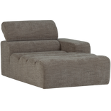 NOVI CHAISE LONGUE ELEMENT ARM RECHTS GRIJS MELANGE