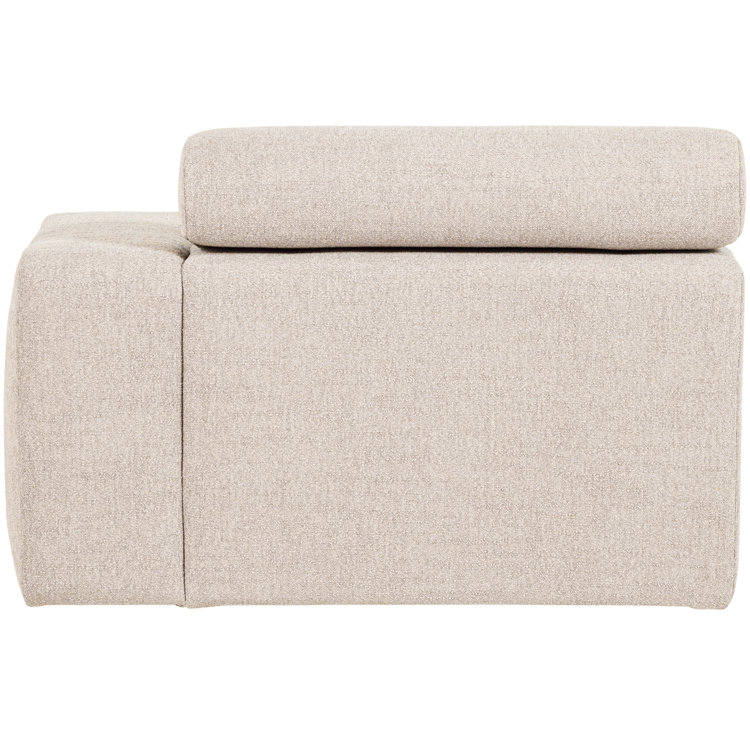 NOVI CHAISE LONGUE ELEMENT ARM RECHTS BOUCLE NATUREL