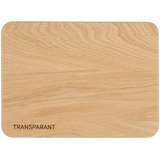 TABLO SALONTAFEL 60 CM EIKEN TRANSPARANT [fsc]