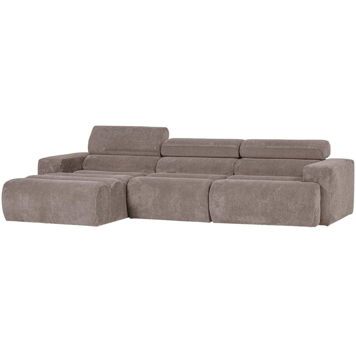 NOVI CHAISE LONGUE BANK LINKS RIBSTOF ZAND