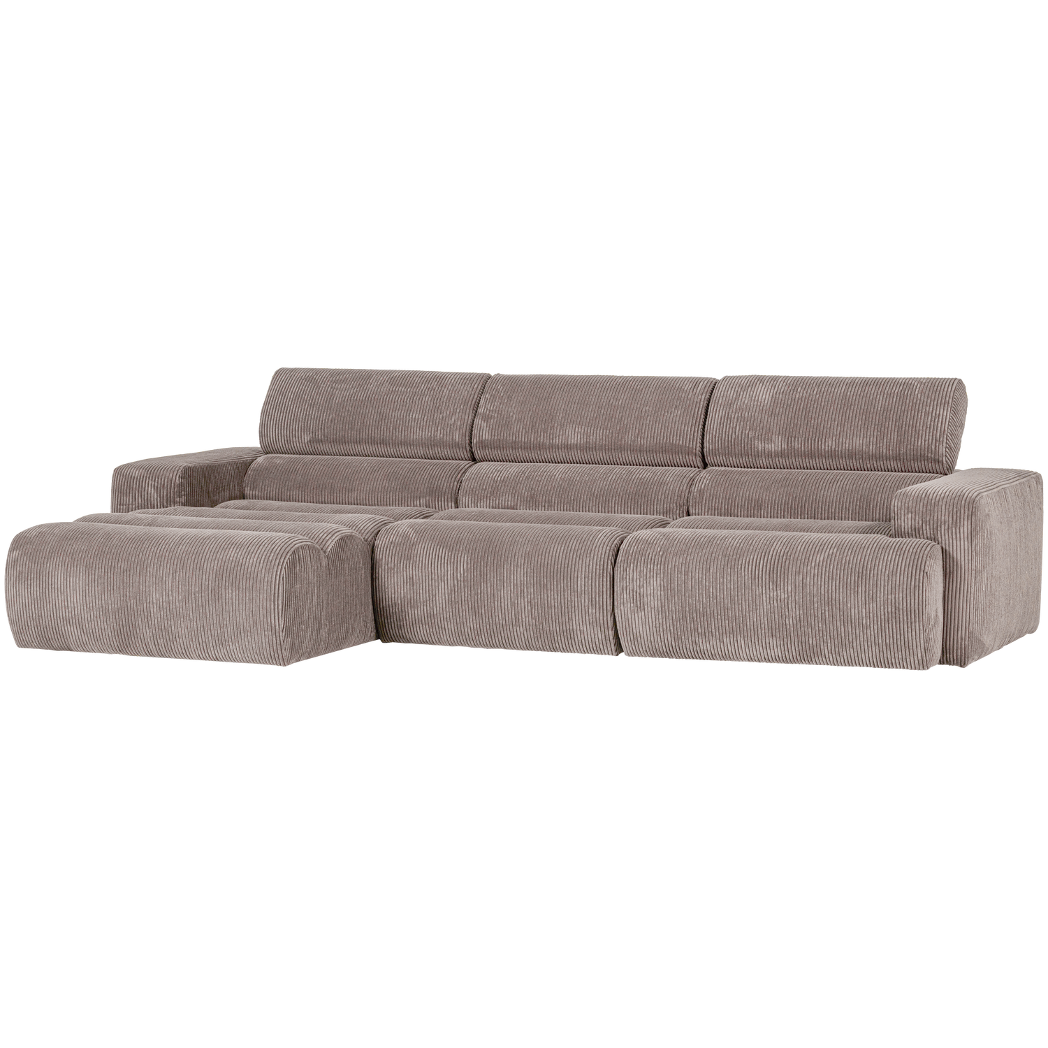 NOVI CHAISE LONGUE BANK LINKS RIBSTOF ZAND