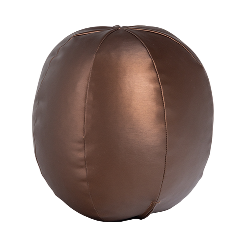 RODEO BAL KUSSEN KLEIN METALLIC WARM BRUIN