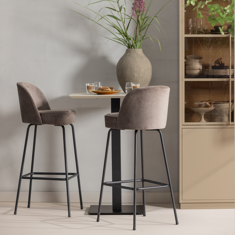 VOGUE BARSTOEL 80 CM BOUCLE NOUGAT