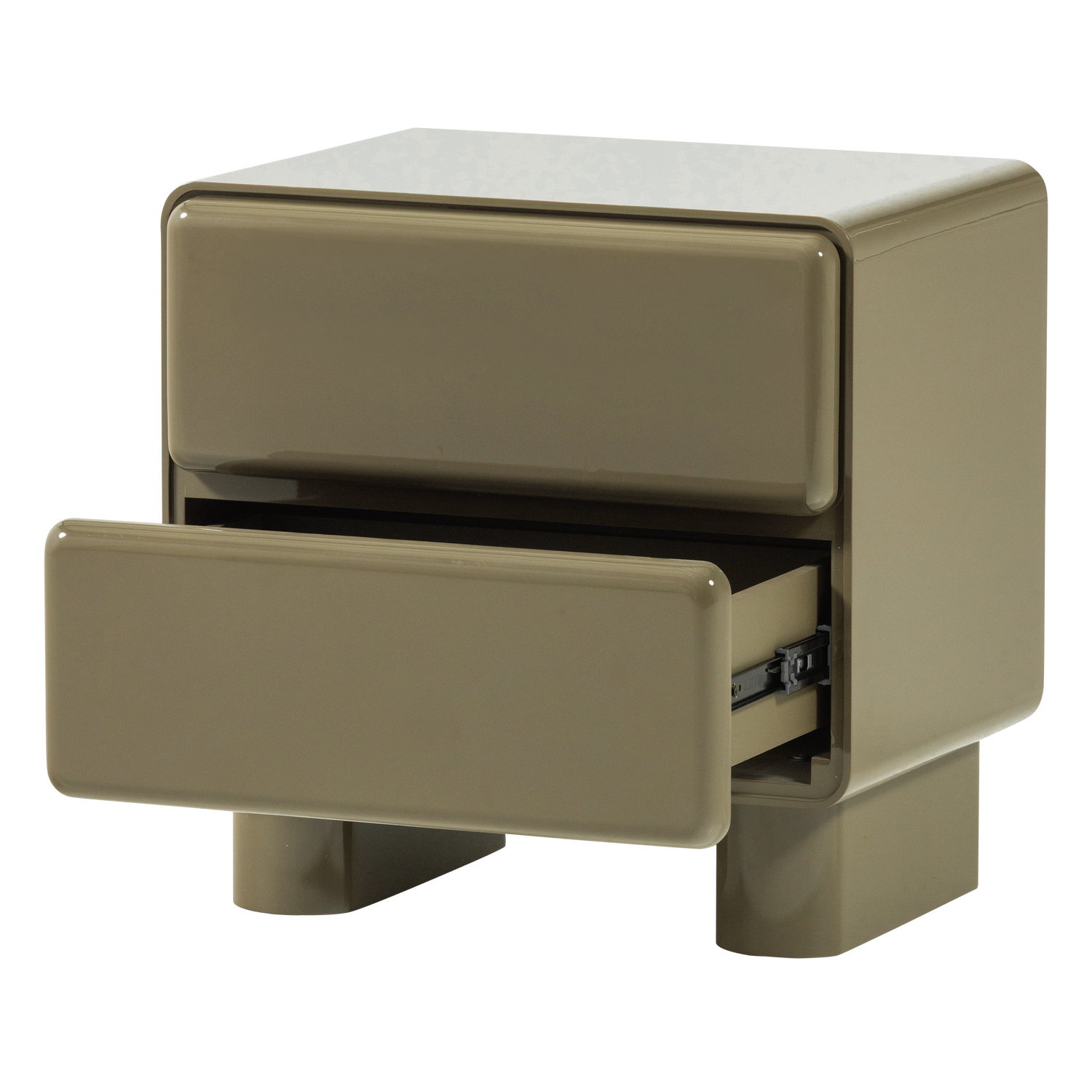 LUSTRA LADEKAST/NACHTKASTJE HOUT HOOGGLANS GROEN [fsc]