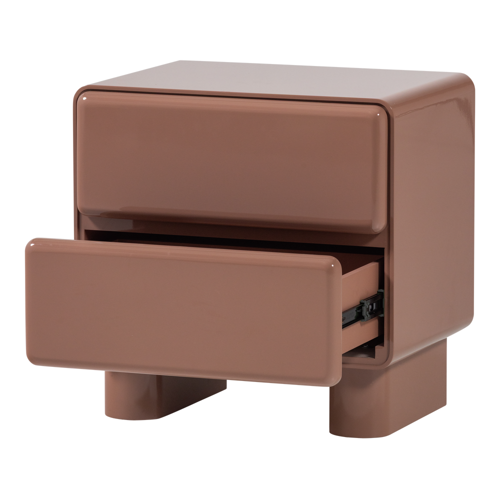 LUSTRA LADEKAST/NACHTKASTJE HOUT HOOGGLANS OUDROZE [fsc]