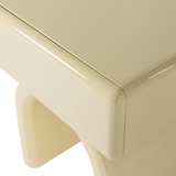 ZOREL LADEKAST/NACHTKASTJE HOUT HOOGGLANS ZACHTGROEN [fsc]