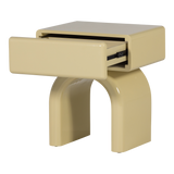 ZOREL LADEKAST/NACHTKASTJE HOUT HOOGGLANS ZACHTGROEN [fsc]