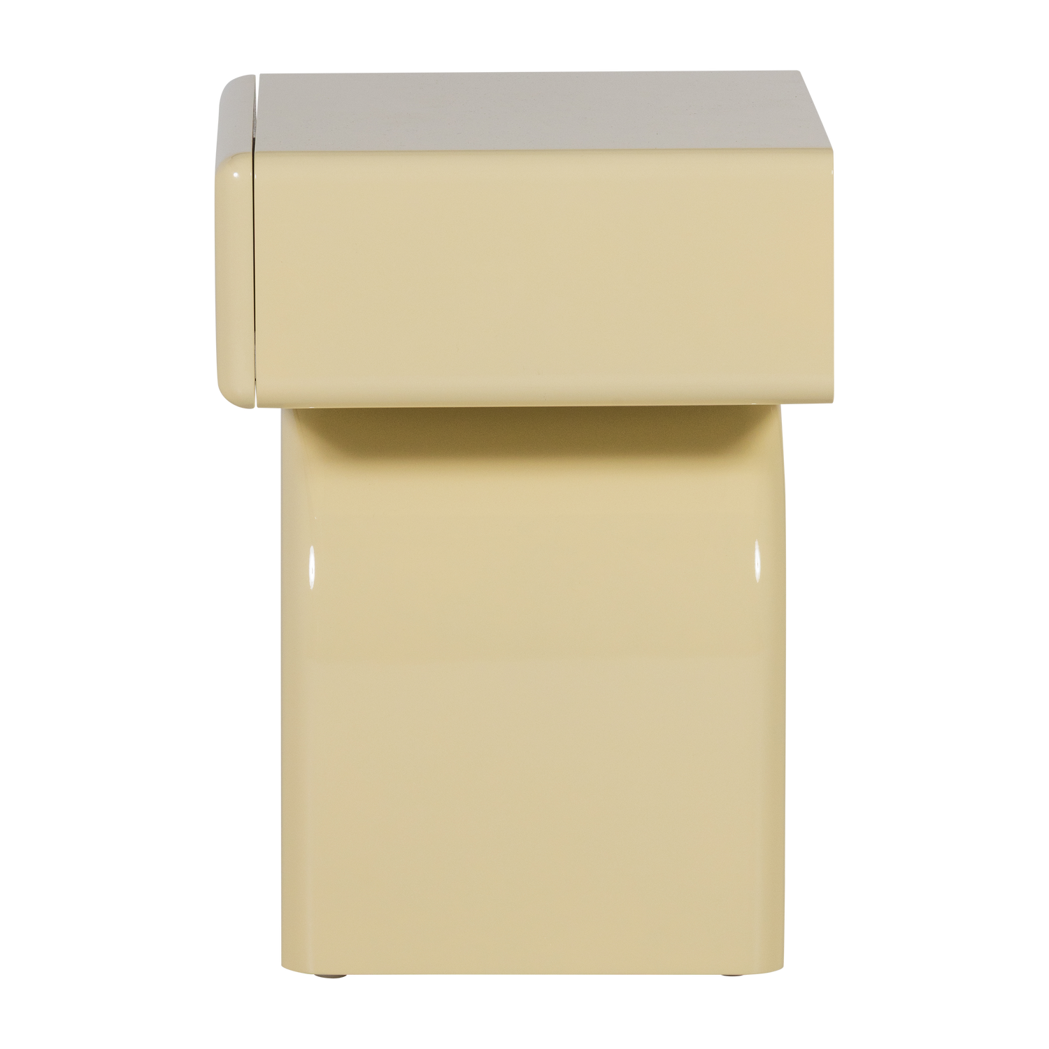 ZOREL LADEKAST/NACHTKASTJE HOUT HOOGGLANS ZACHTGROEN [fsc]