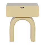 ZOREL LADEKAST/NACHTKASTJE HOUT HOOGGLANS ZACHTGROEN [fsc]