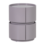 LUNEX LADEKAST/NACHTKASTJE HOUT HOOGGLANS LICHTGRIJS [fsc]