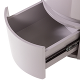 LUNEX LADEKAST/NACHTKASTJE HOUT HOOGGLANS LICHTGRIJS [fsc]