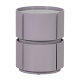LUNEX LADEKAST/NACHTKASTJE HOUT HOOGGLANS LICHTGRIJS [fsc]