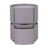 LUNEX LADEKAST/NACHTKASTJE HOUT HOOGGLANS LICHTGRIJS [fsc]