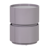 LUNEX LADEKAST/NACHTKASTJE HOUT HOOGGLANS LICHTGRIJS [fsc]