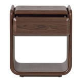 ELURA LADEKAST/NACHTKASTJE 1 LADE HOUT FINEER BRUIN