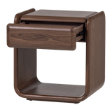 ELURA LADEKAST/NACHTKASTJE 1 LADE HOUT FINEER BRUIN